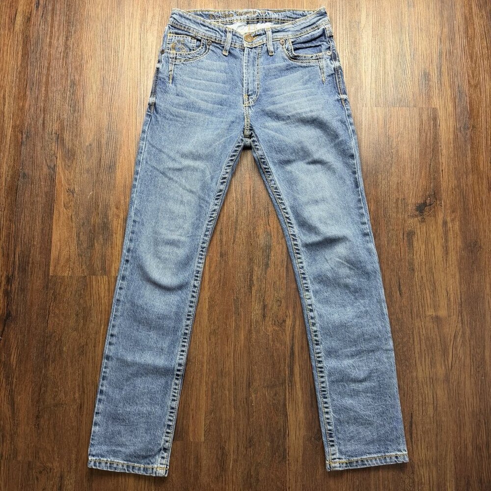 JL Fox Jeans Men's Western Wear 29x32 (Tag 31) Classic Western Vintage VTG
